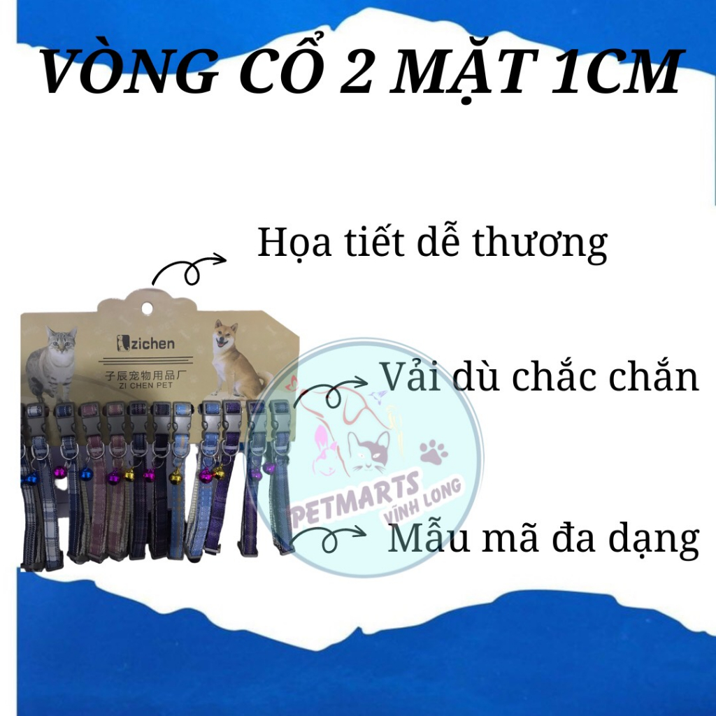 Vòng cổ thời trang cho chó mèo