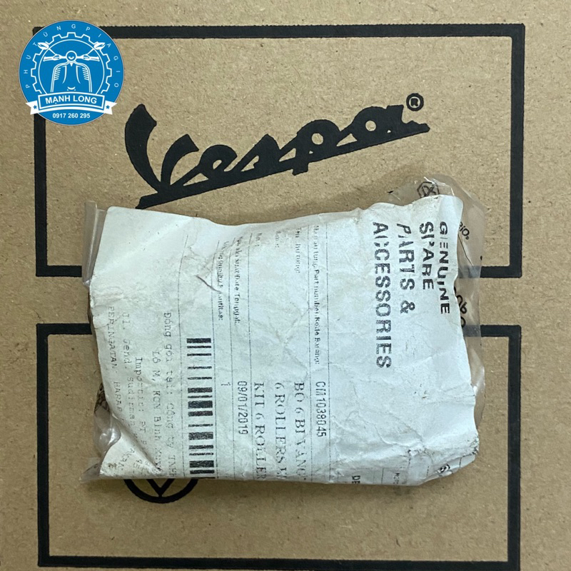 Bộ bi côn, Bi nồi  Vespa GTS super, Beverly 125 Chính hãng.