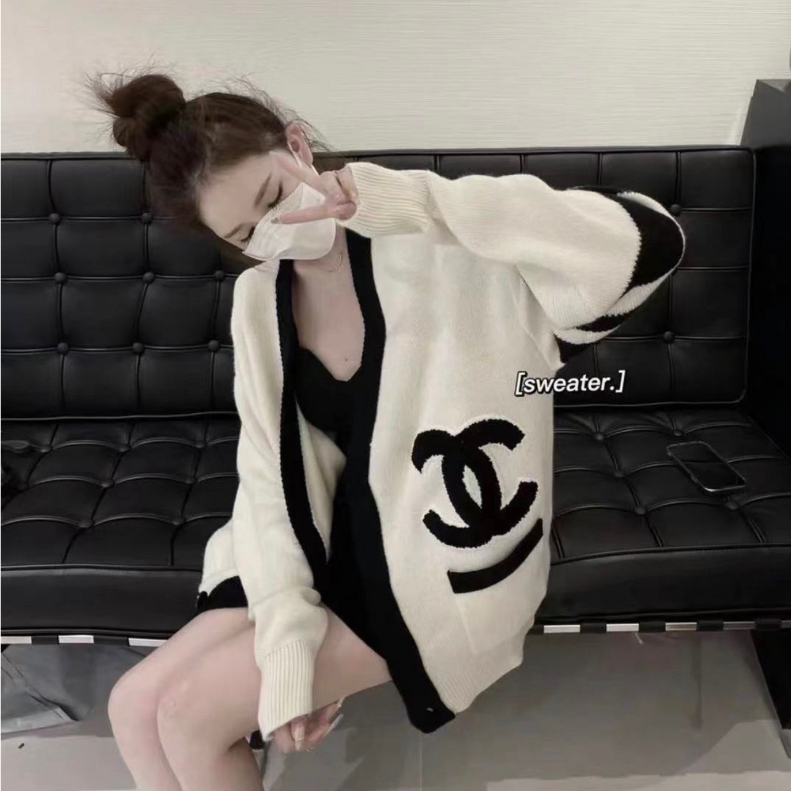 Áo Len Cadigan thêu xù, fom  Rộng ,Phong Cách Hàn Quốc ,H1140