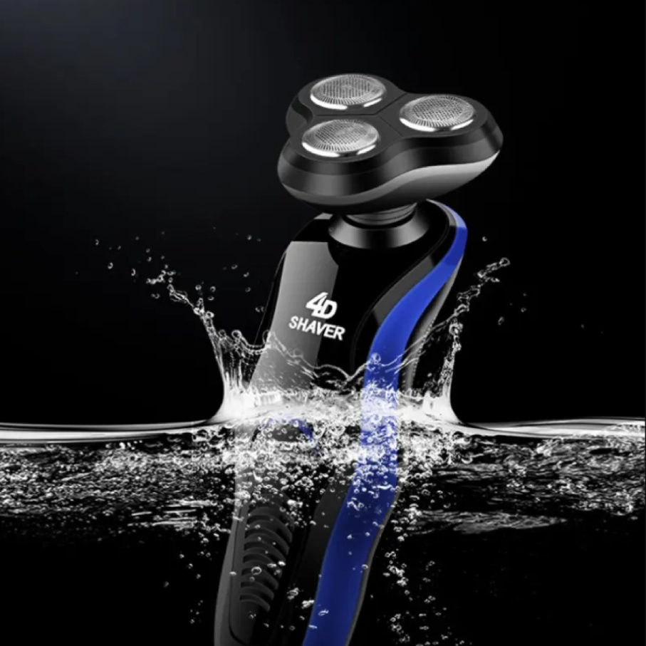 Máy cạo râu đa năng 3 lưỡi kép tự mài sắc, cạo sát sạch êm