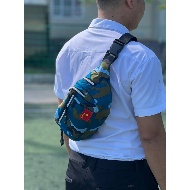 Túi đeo bao tử rằn ri, túi đeo chéo, túi đeo chéo nam
