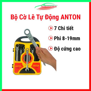 Bộ cờ lê đầu xoay gấp linh hoạt tự động 7 chi tiết ANTON 8- 19mm
