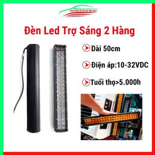 Đèn led trợ sáng 2 hàng 50 cm cực sáng dành cho ô tô