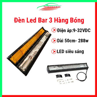 Đèn Led bar 3 hàng bóng siêu sáng