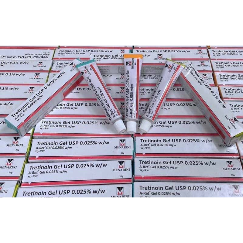 Tretinoin Aret 0.1% , 0.05% và 0.025% 20g