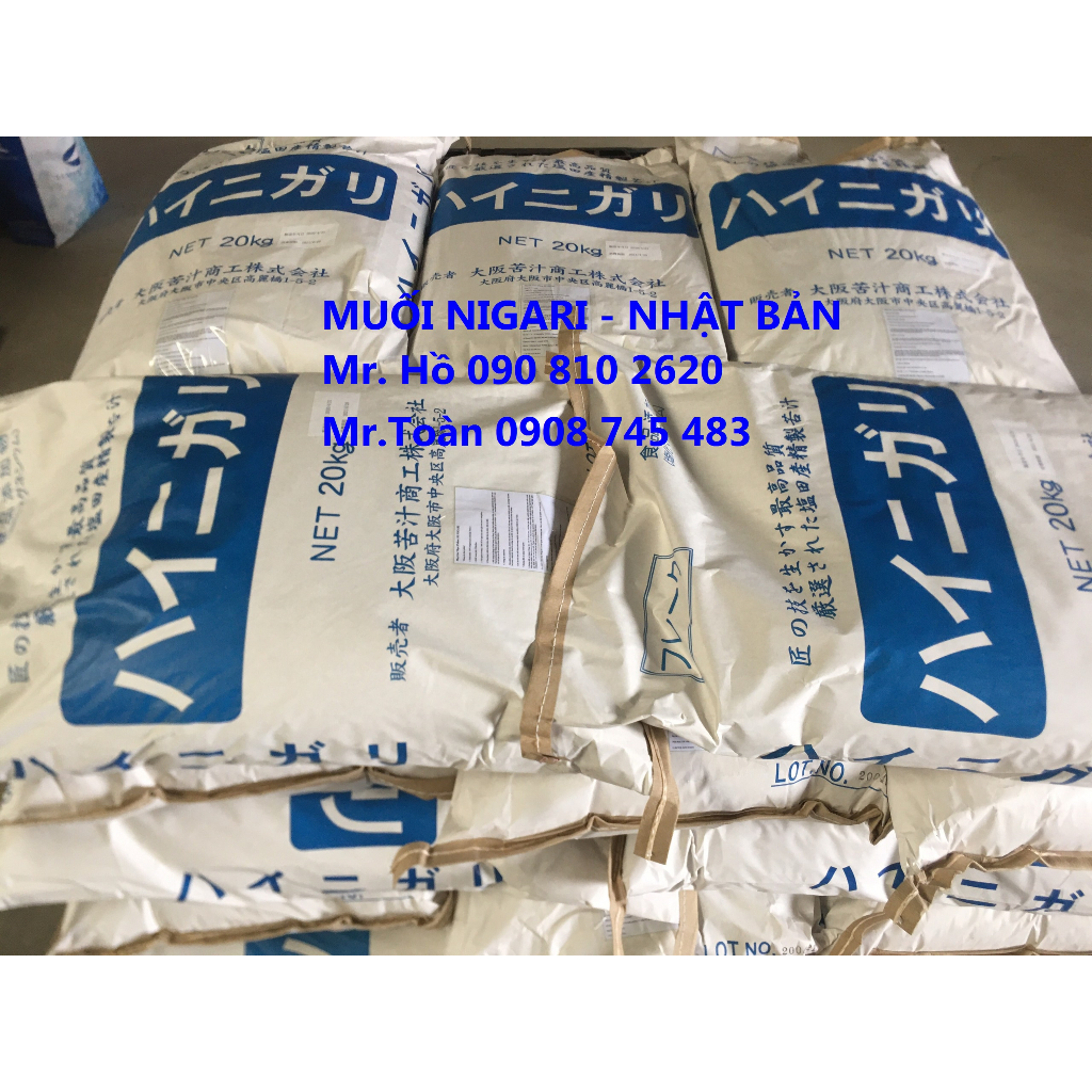 Muối Nigari Nhật Bản 1kg làm đậu hũ đông nhanh ngon béo Nhập khẩu từ Nhật Bản