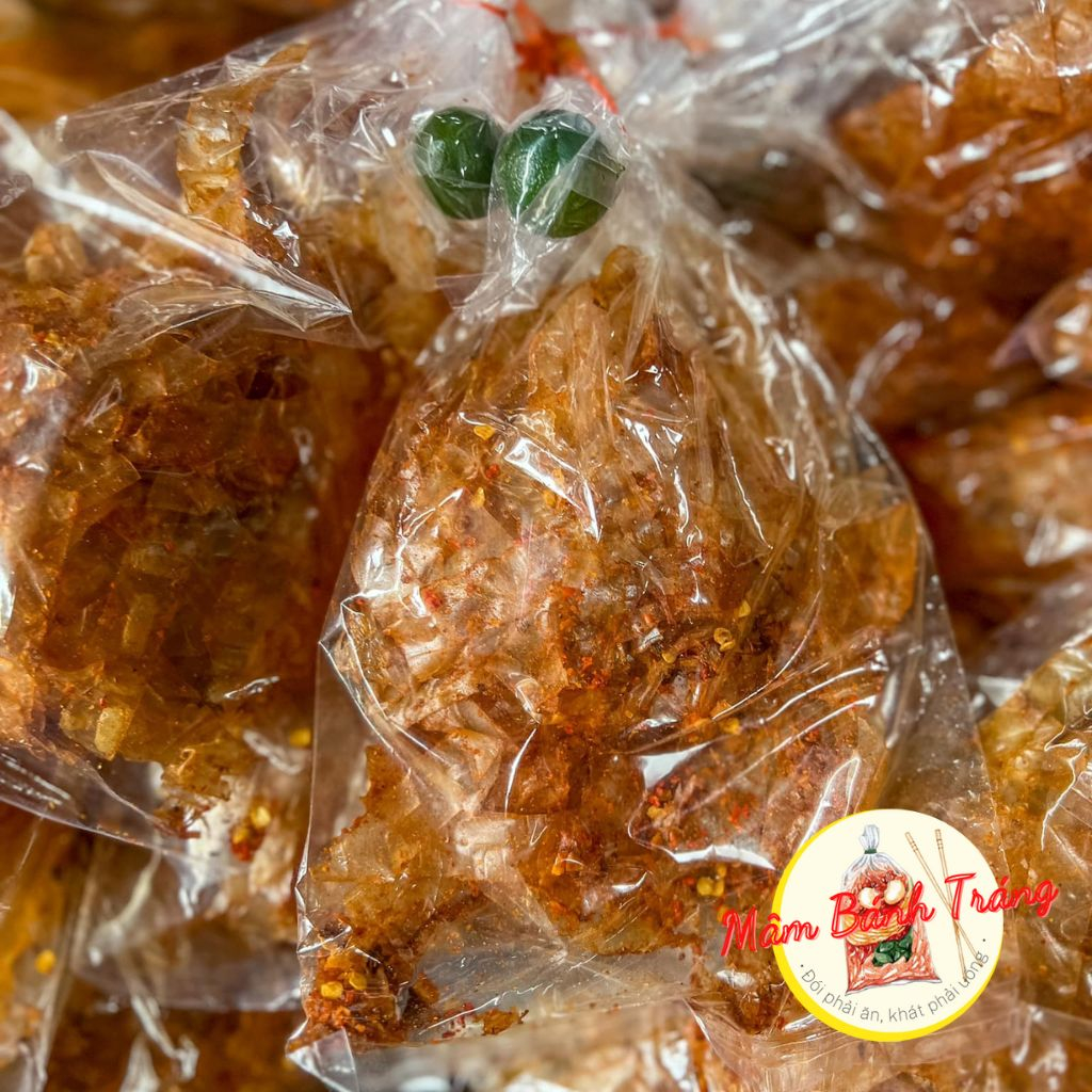 Bánh tráng xike muối sợi Tây Ninh bánh tráng trộn xì ke muối tắc ăn vặt tuổi thơ - 04100095