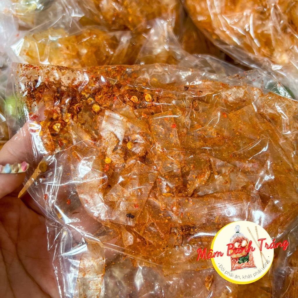 Bánh tráng xike muối sợi Tây Ninh bánh tráng trộn xì ke muối tắc ăn vặt tuổi thơ - 04100095