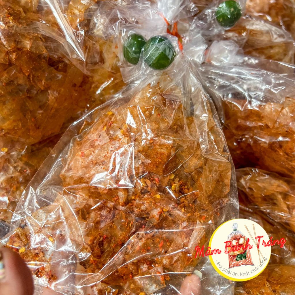 Bánh tráng xike muối sợi Tây Ninh bánh tráng trộn xì ke muối tắc ăn vặt tuổi thơ - 04100095