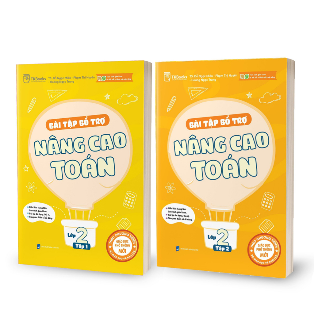 Sách - Combo Bài tập bổ trợ nâng cao Toán lớp 2