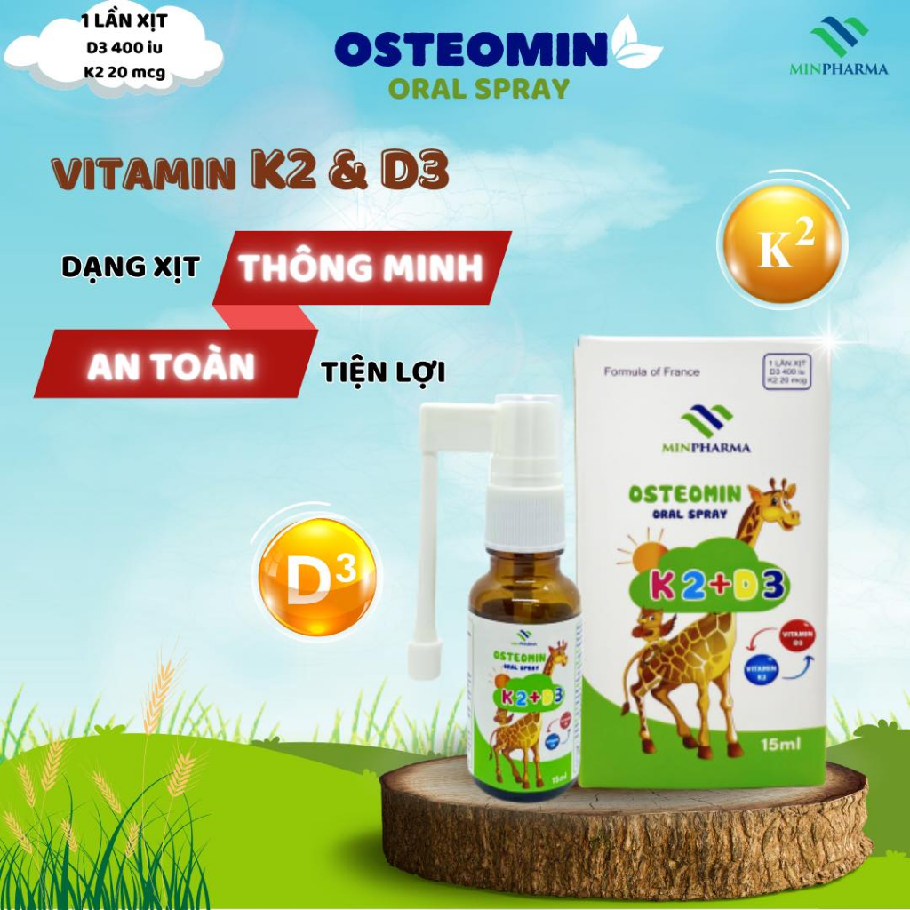 XỊT OSTEOMIN K2&D3