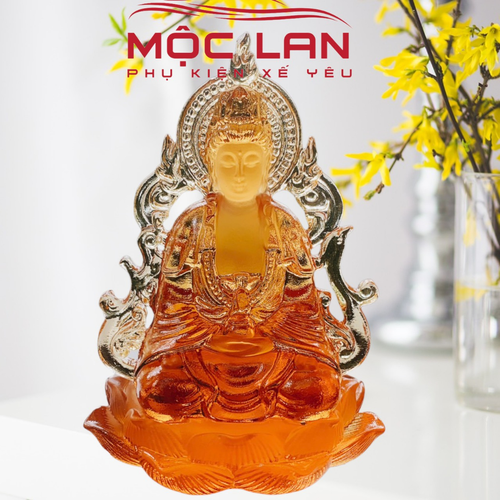 Tượng Phật-Quan Âm và Như Lại Lưu Ly Trang Trí Taplo Ô Tô Mang Lại May Mắn Sức Khỏe Cho Chủ Xe Trên Mọi Nẻo Đường