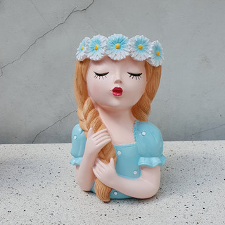 Bình hoa cô gái bình hoa cô gái trang trí bình hoa cô gái decor bình hoa cô gái thiên thần bình cắm hoa khô baby