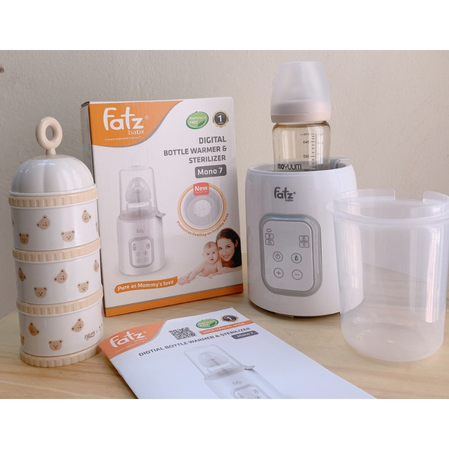 Máy hâm sữa & tiệt trùng điên tử FATZ baby Mono 2-FB3002SL/ Mono 6-FB3001TN/ Mono 7-FB3010TN