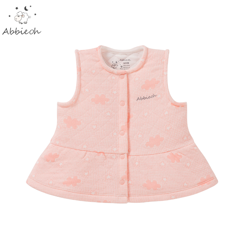 Áo gile giữ nhiệt trần bông ABBIEOH in hình ngộ nghĩnh cho bé 6M-3Y GL450 GL451 GL452 GL420