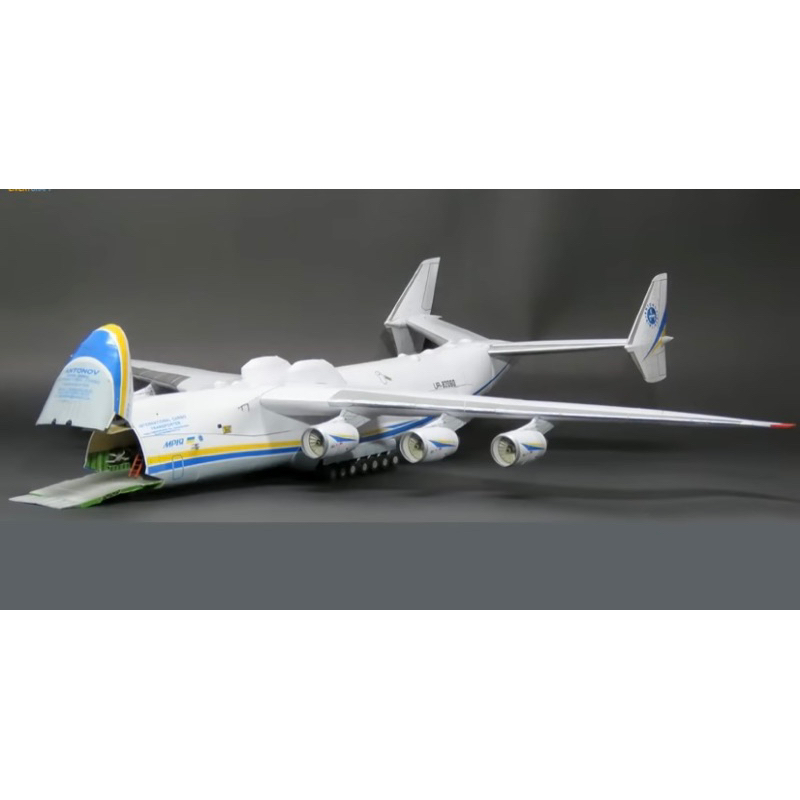 Mô hình giấy máy bay vận tải antonov