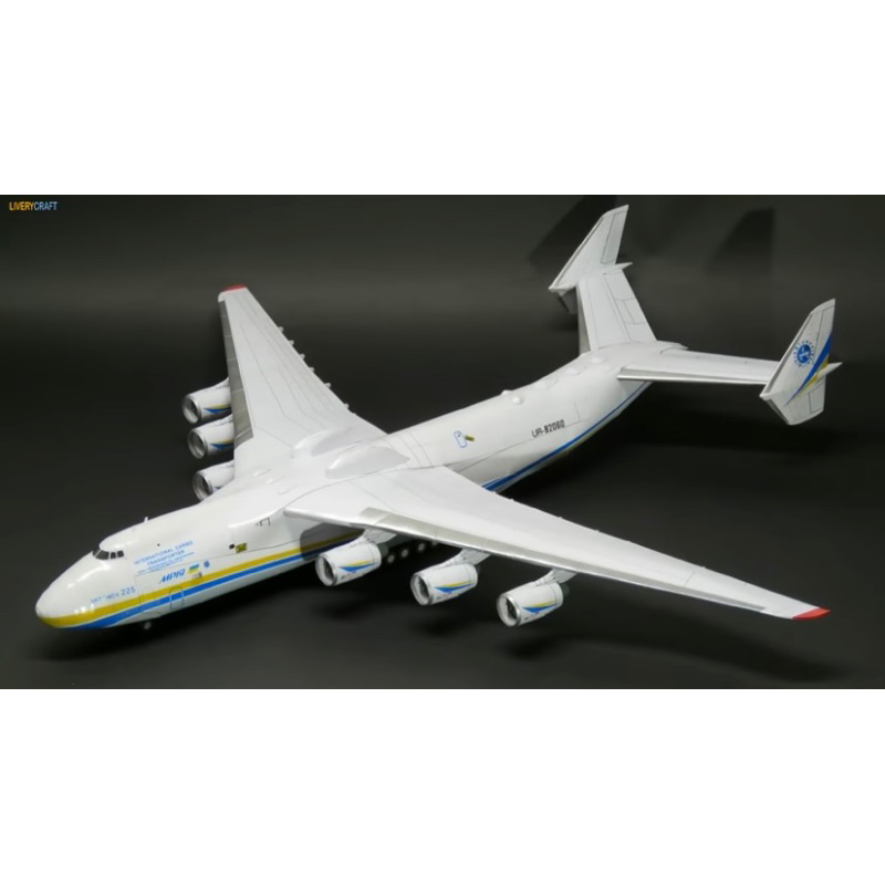 Mô hình giấy máy bay vận tải antonov