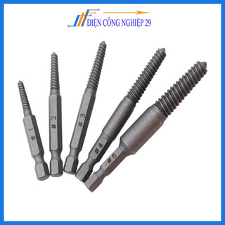 Ekez bộ 5/6 mũi khoan phá ốc vít hỏng