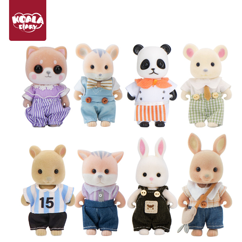 Búp bê đồ chơi koala, đồ chơi gấu nhà hàng phủ nhung cao cấp, có đi kèm quần áo váy