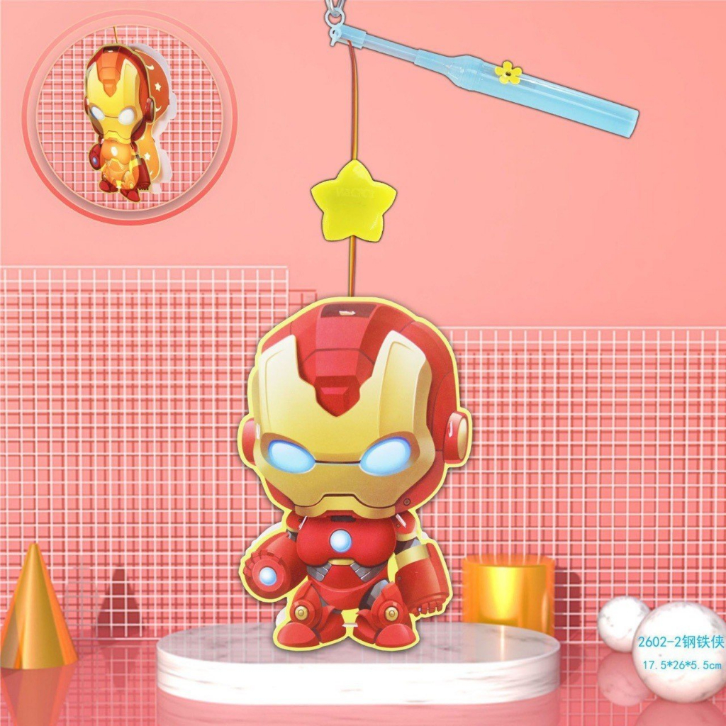 Đèn lồng trung thu cầm tay Chilly hình con thú dễ thương bằng giấy thủ công cho bé sáng tạo