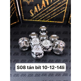  Tán bít Salaya Mẫu S07 S08  Mới Nhất  Inox 304 đủ size 6li-7li-8li-10li-12li-14li Dập Logo Siu Nét 