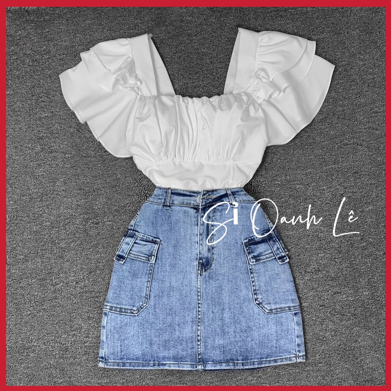 Áo tay cánh tiên mã A324