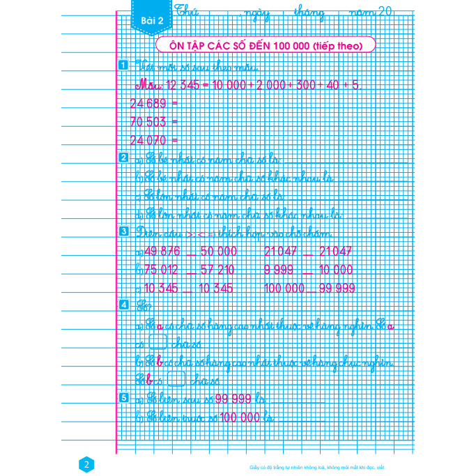 Sách - Combo 2 cuốn Vở Ô Li Bài Tập Toán 4  - ndbooks