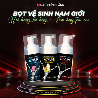 Dung dịch vệ sinh tạo bọt nam giới hương nước hoa| bọt vệ sinh kokun