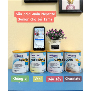 Sữa acid amin Neocate Junior cho bé dị ứng đạm bò và bất dung nạp Lactose 400gr (cho bé 12m+)