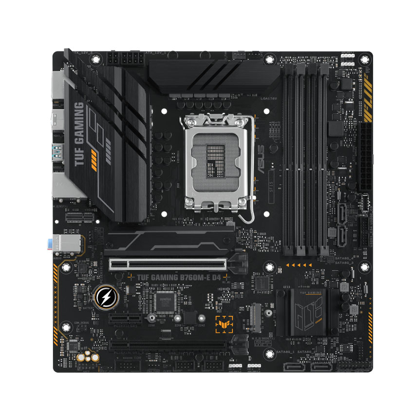 MainBoard  ASUS TUF Gaming B760M-E DDR4 | Intel B760 | LGA 1700 | M-ATX | 4 Khe RAM - Hàng Chính Hãng