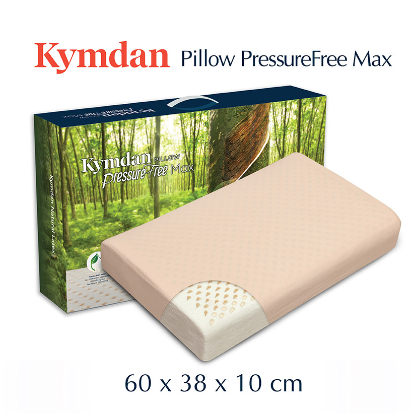 Gối cao su thiên nhiên Kymdan Pillow PressureFree Max