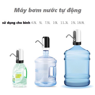 Máy hút nước mini tự động từ bình, vòi hút chất lỏng thông minh tiện dụng 7.2x7.2x13cm