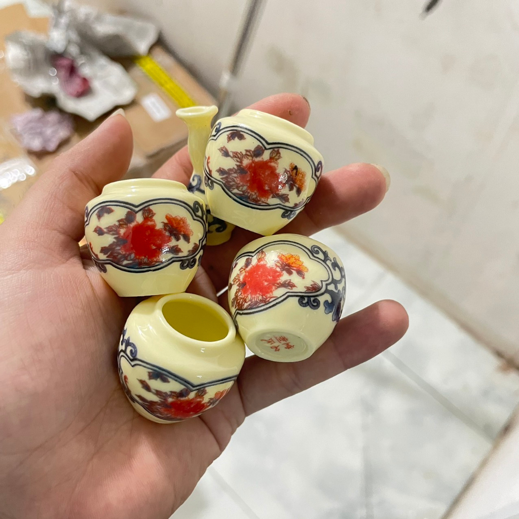 Cóng chim vành khuyên, hút mật, bộ gồm 5 món đã gắn kèm tai