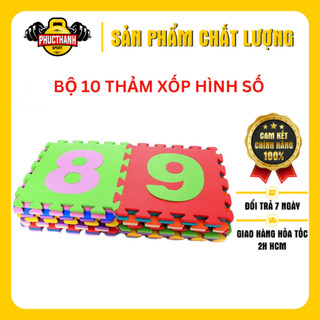 Bộ 10 tấm thảm xốp lót sàn cho bé hình số