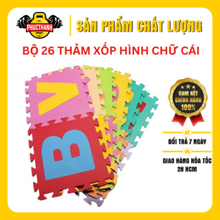 Bộ 26 tấm thảm xốp lót sàn cho bé hình chữ cái