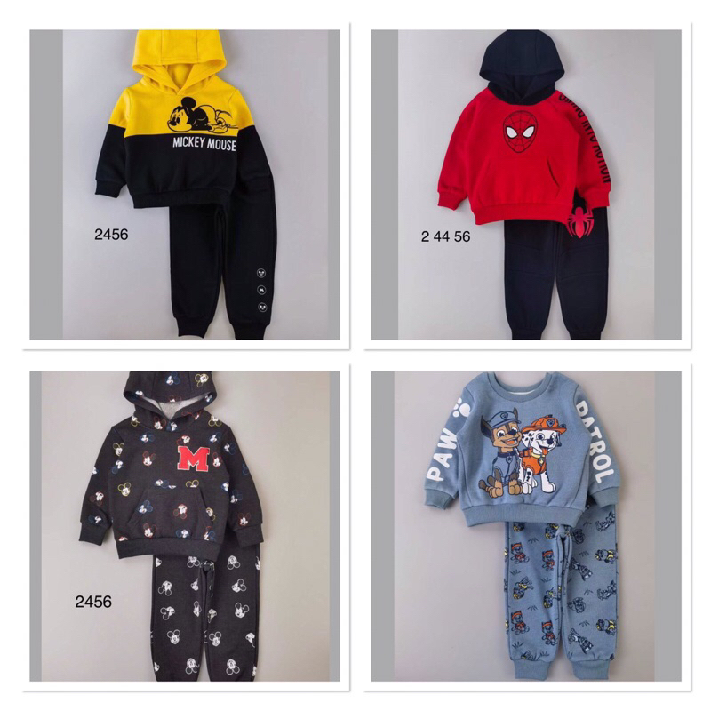 Bộ nỉ bé trai từ 10-23kg