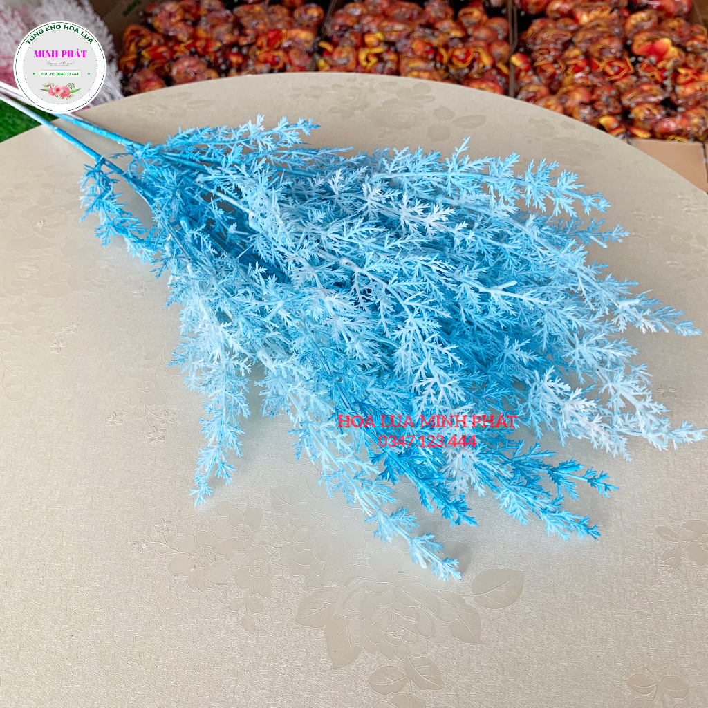 Cành Tuyết Điểm nhân tạo, cành tuyết nhựa điểm dài 80cm cắm phụ kiện hoa trang trí, hoa cắm bình để bàn