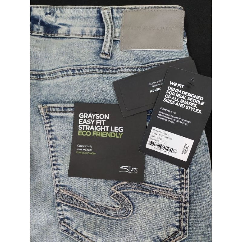 Quần jean nam xuất khẩu Silver