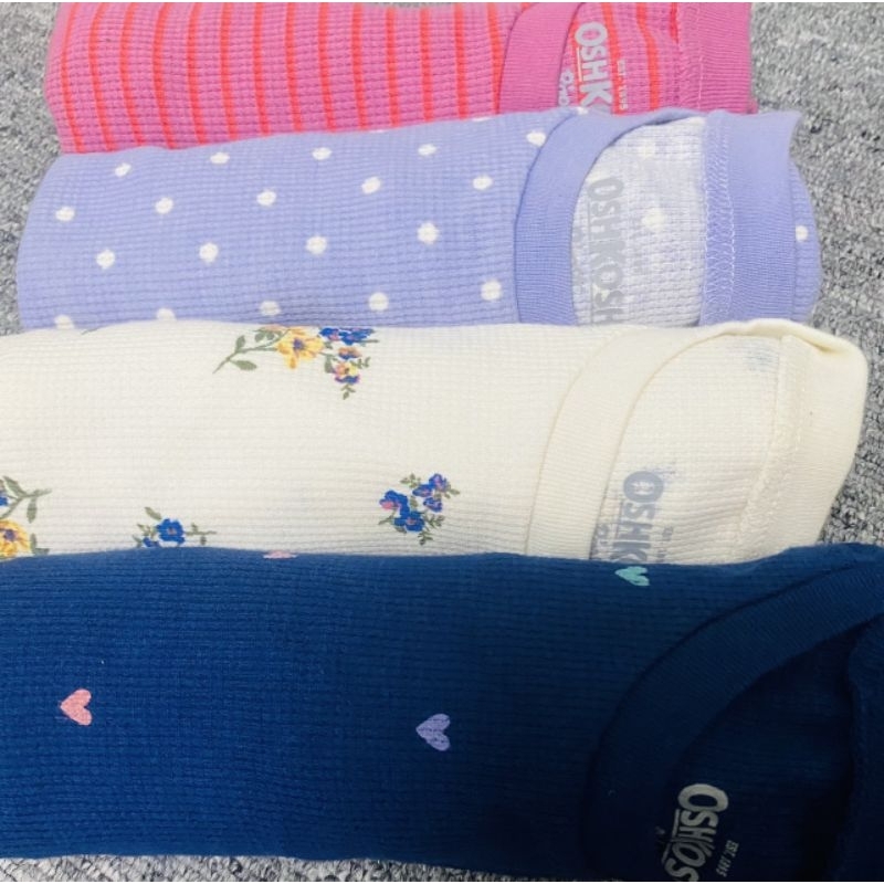 Áo thu đông dài tay chất thun tổ ong bé gái vnxk