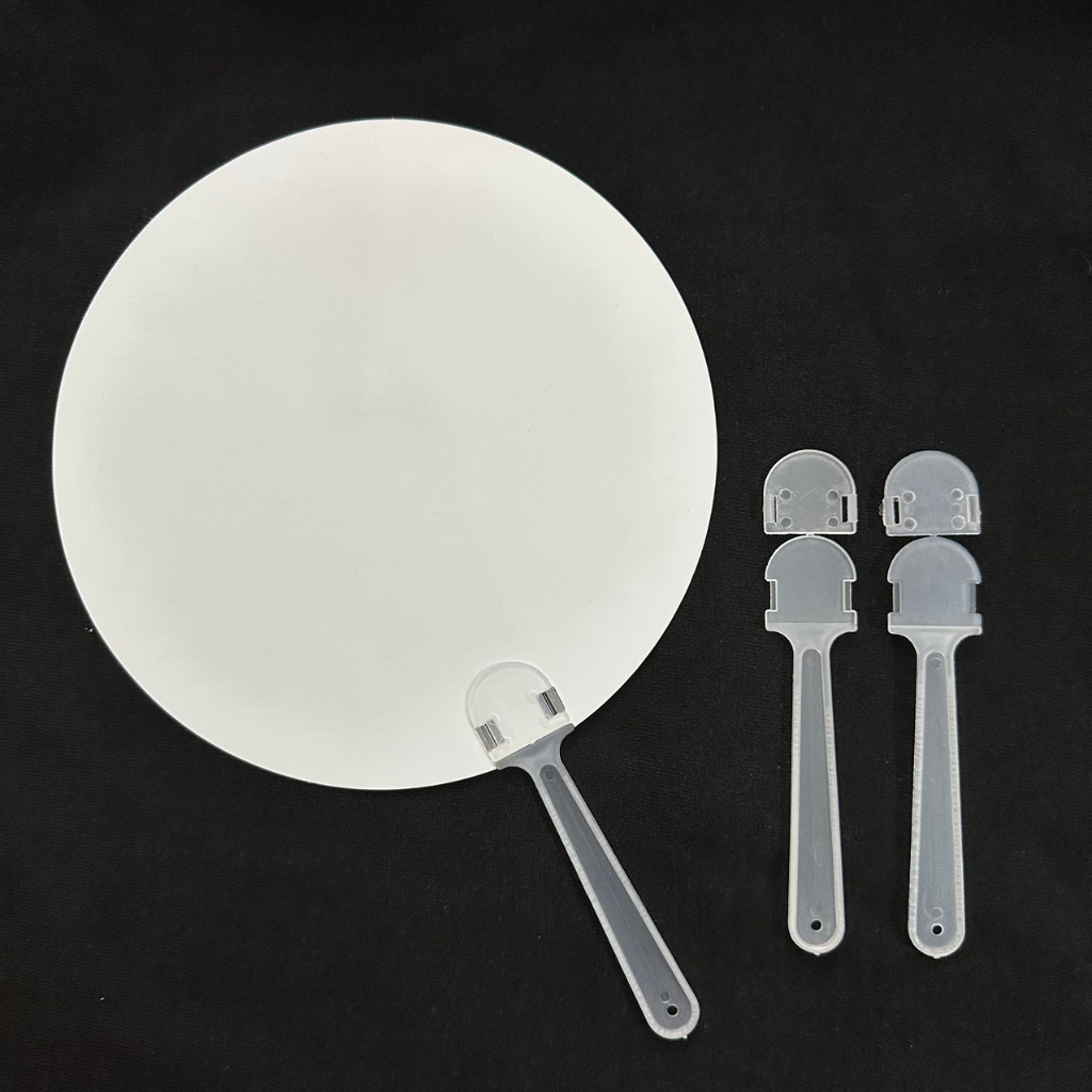 10-50 phôi cán quạt - Loại cán gài màu đen hoặc trắng