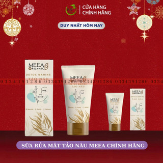 Sữa rửa mặt Tảo Nâu MEEA Chính Hãng giúp rửa sạch sâu, sáng da, ngừa mụn, mềm mịn da