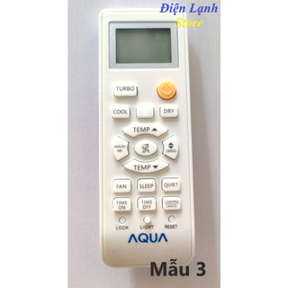 Remote máy lạnh Aqua các loại.( tặng kèm cặp pin).