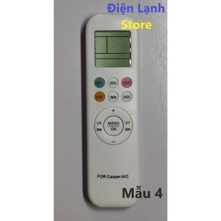 Remote máy lạnh Casper.( tặng kèm cặp pin).