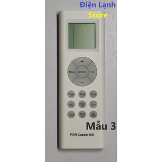 Remote máy lạnh Casper.( tặng kèm cặp pin).