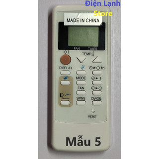 Remote máy lạnh Sharp các loại. (Tặng kèm cặp pin).