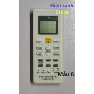 Remote máy lạnh Panasonic các loại. (Tặng kèm cặp pin).
