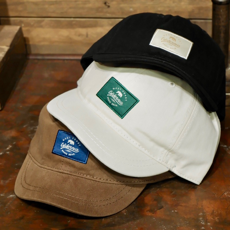 Nón lưỡi trai tán ngắn California - vải kaki - Tiệm CŨ KĨ