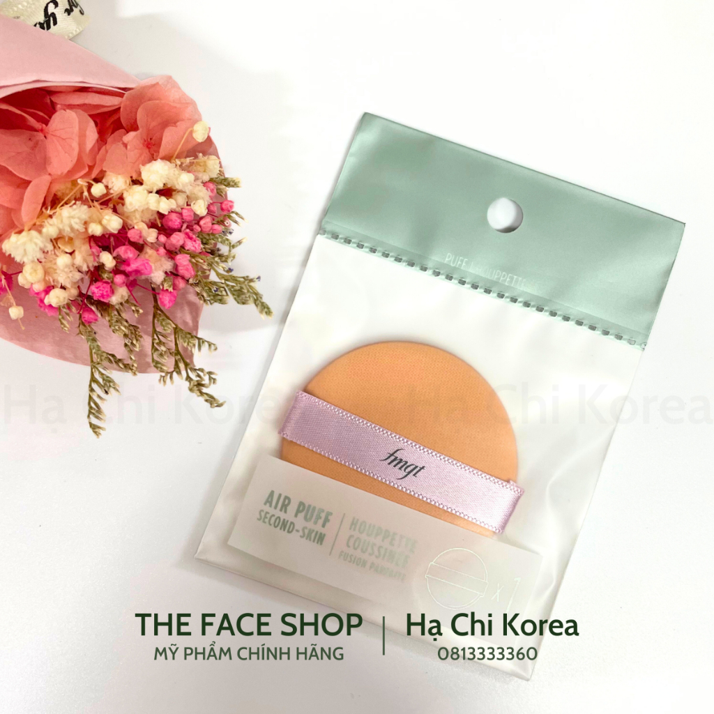 Bông tán Cushion Daily Beauty Tools Air Puff Second Skin The Face Shop