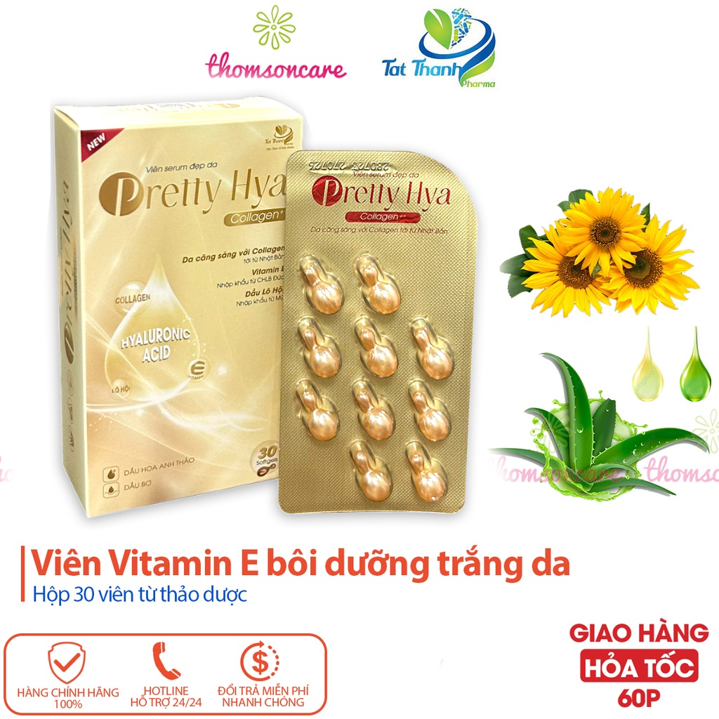 Làm đẹp da từ DHC collagen và DHC vitamin E chứa dầu cá, cùng viên bôi Pretty Aloe có lô hội chống lão hóa