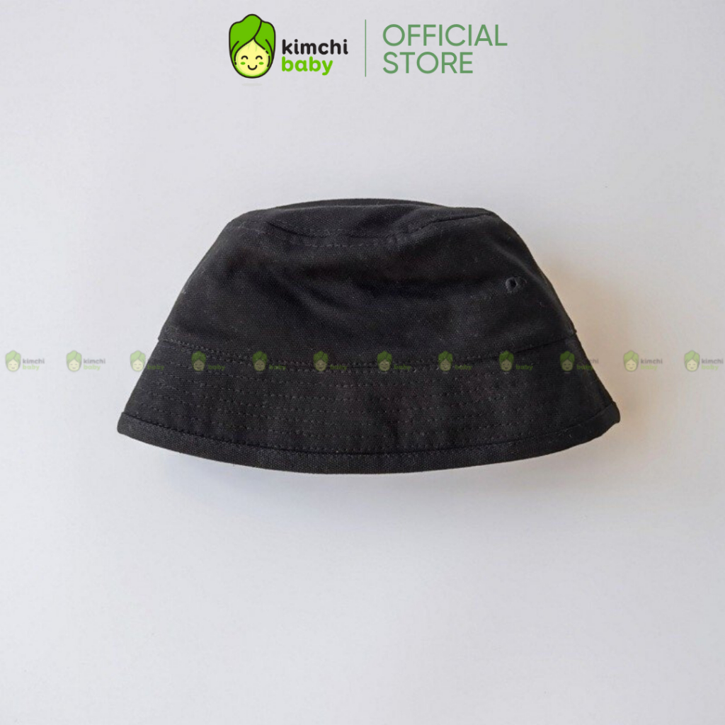Mũ Cho Bé Gái Bé Trai Bucket Kaki KIMCHIBABY, Nón Vành Cho Bé Phù Hợp Trẻ Em Từ 1 Đến 6 Tuổi Phong Cách Hàn Quốc MU01